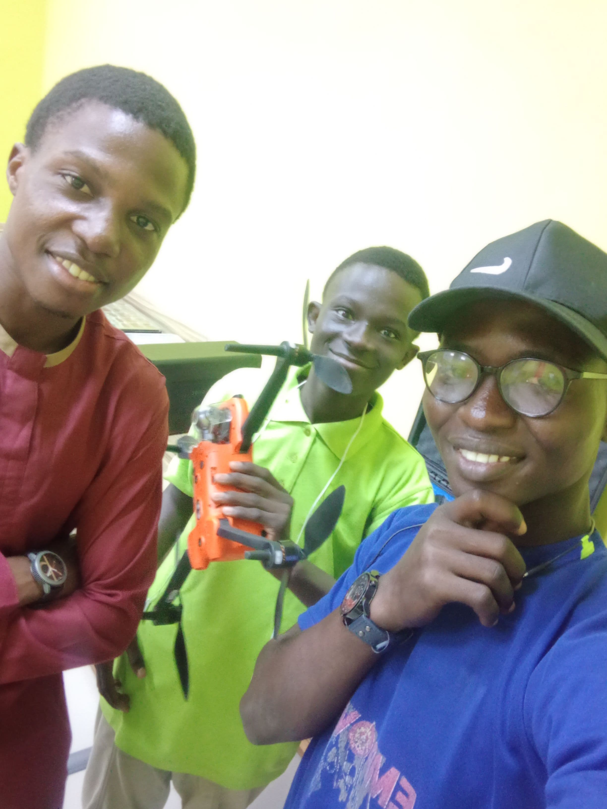 Oladipo Caleb Olugbenga and friends at LAUTECH