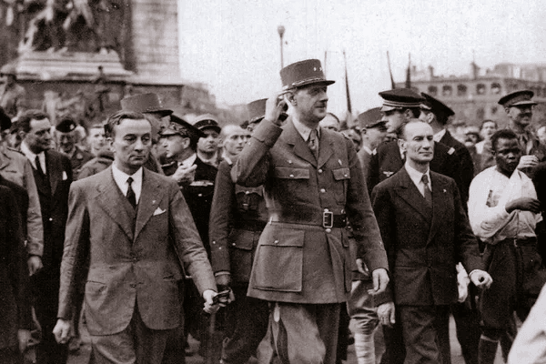 George Dukson with Allied Forces during the Liberation of Paris